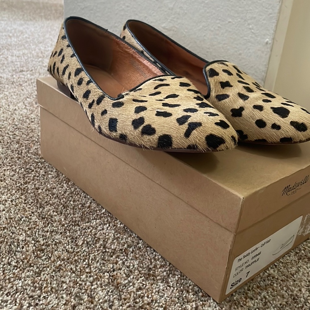 Madewell calf hair loafer